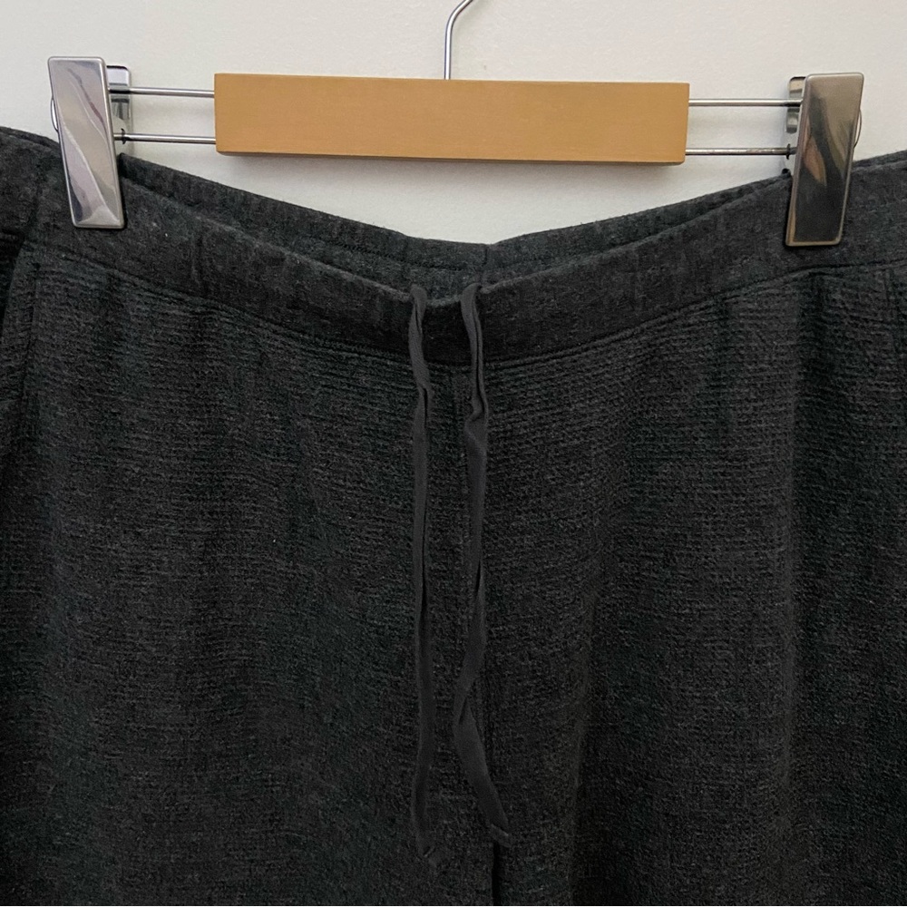 Uniqlo Gray Knit Wide Leg Lounge Pants - Picture 4 of 10